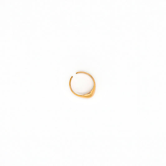 Gold adjustable pinky ring