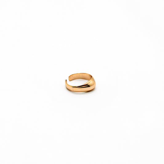 Gold adjustable pinky ring