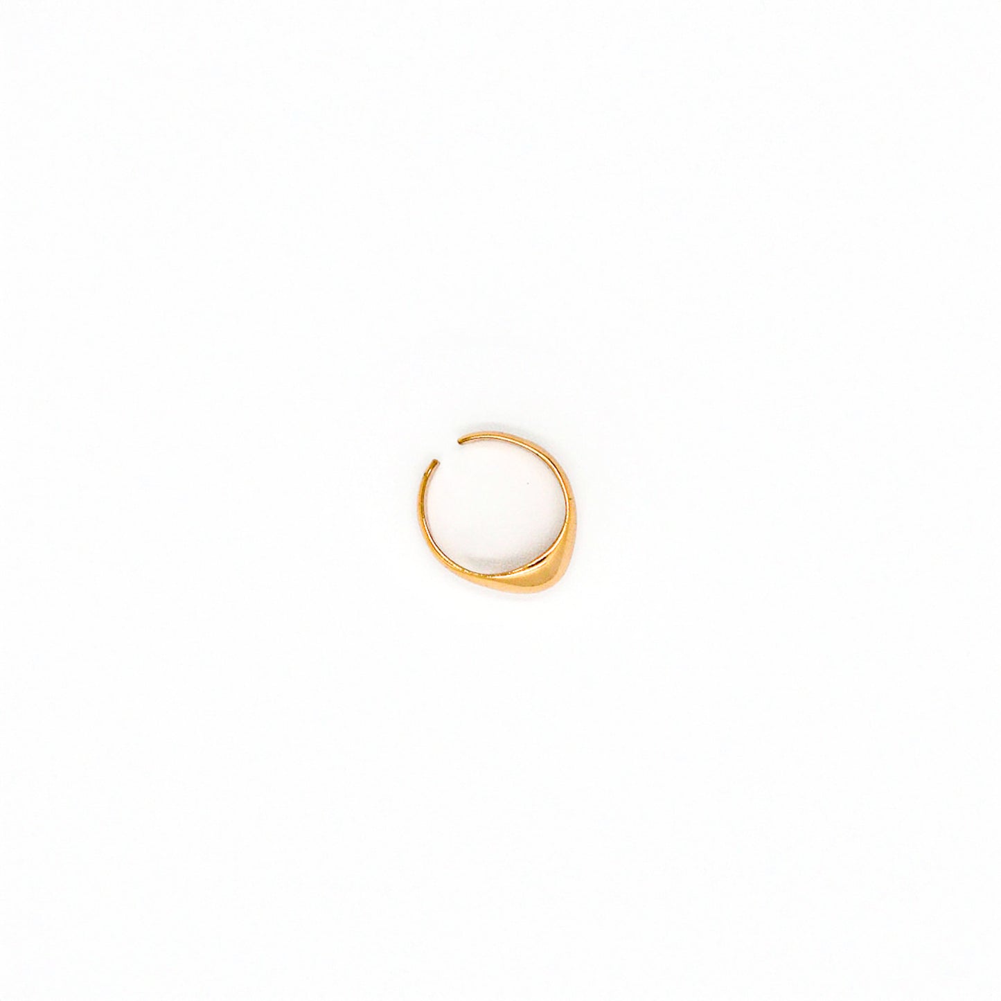 Gold adjustable pinky ring