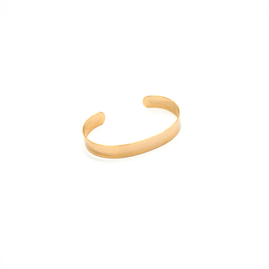 Gold plated cuff bracelet