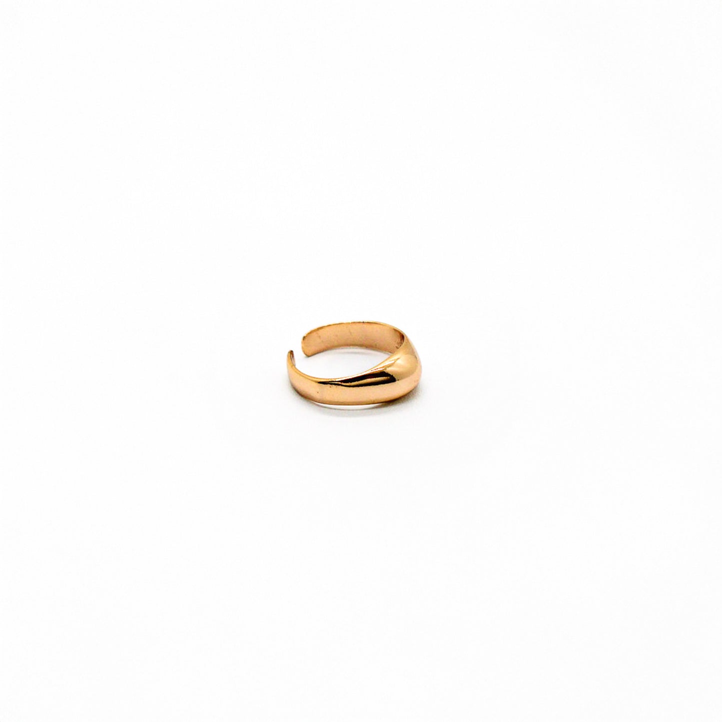 Gold adjustable pinky ring
