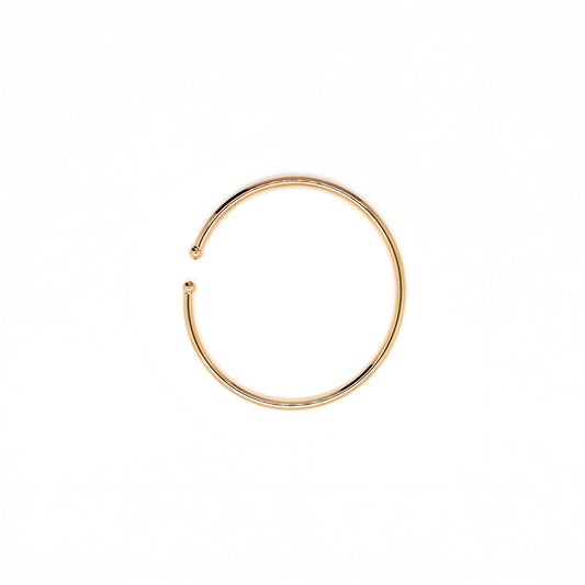 Gold thin cuff bracelet